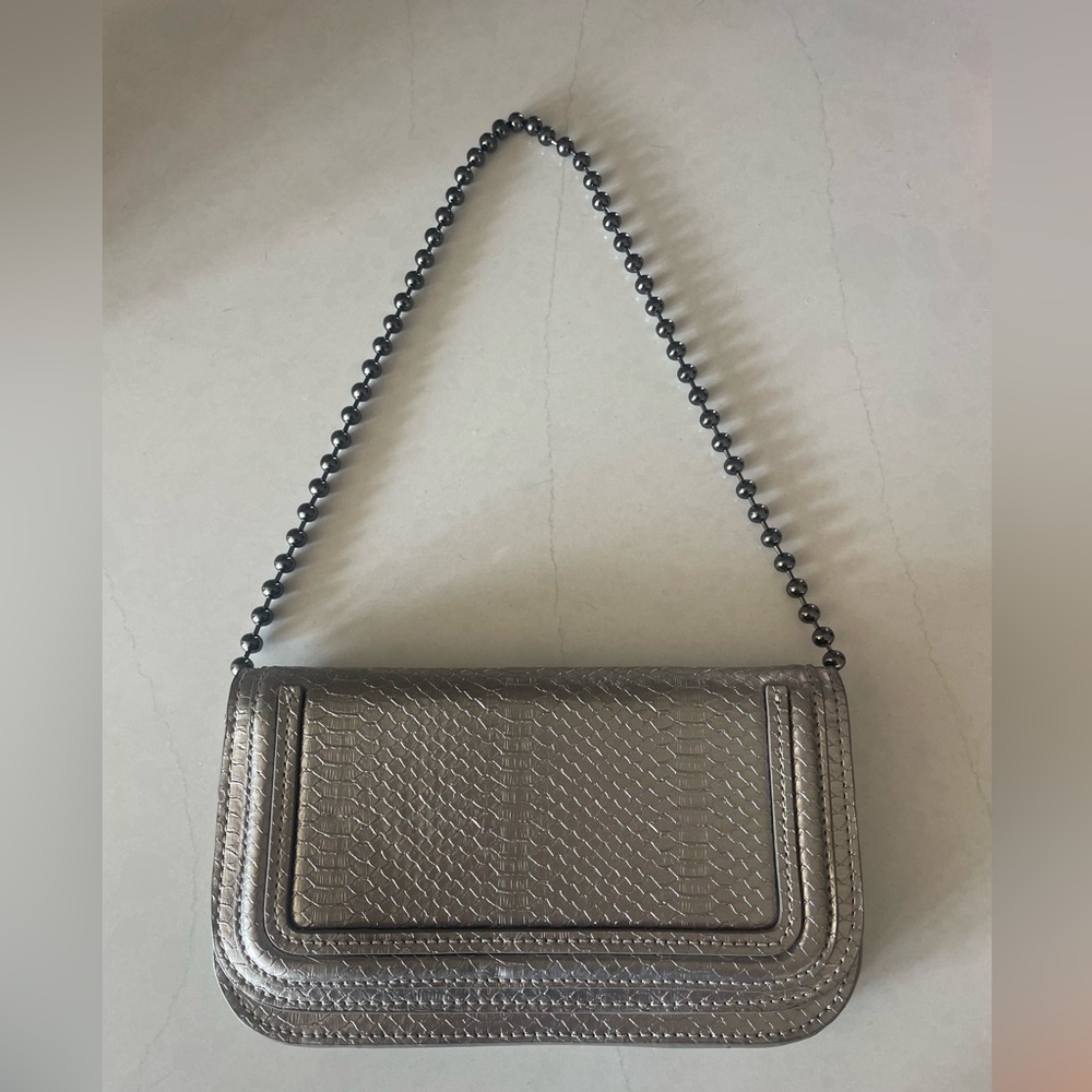 ZARA Silver Chain Shoulder Bag